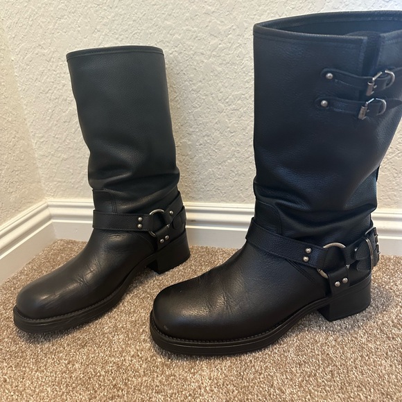 Steve Madden Astor Moto Boots Size 11 only worn one time - Picture 1 of 7